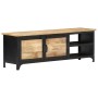 Mueble para TV 120x30x40 cm madera maciza de mango de vidaXL, Muebles TV - Ref: Foro24-289101, Precio: 227,27 €, Descuento: %