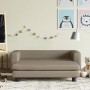 Kindersofa und Fußstütze Cappuccino-Kunstleder 100x50x30 cm von vidaXL, Baby- und Kleinkindmöbel - Ref: Foro24-3196418, Preis...