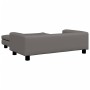 Children's sofa with footrest gray synthetic leather 100x50x30cm by vidaXL, Baby and Toddler Furniture - Ref: Foro24-3196417,...