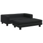 Children's sofa and footstool black synthetic leather 100x50x30 cm by vidaXL, Baby and Toddler Furniture - Ref: Foro24-319641...