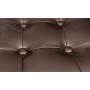 Sillón con diseño de cubo con reposapiés cuero sintético marrón de vidaXL, Sillones - Ref: Foro24-60707, Precio: 149,76 €, De...