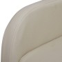 Sillón plegable de cuero sintético color crema de vidaXL, Sillones - Ref: Foro24-241680, Precio: 232,27 €, Descuento: %