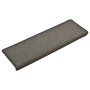 Alfombras de peldaños de escalera 15 uds gris oscuro 65x21x4 cm de vidaXL, Alfombrillas para escalones - Ref: Foro24-134568, ...