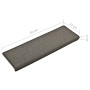 Stair tread mats 15 pcs dark gray 65x21x4 cm by vidaXL, Stair mats - Ref: Foro24-134568, Price: 63,74 €, Discount: %