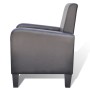 Black synthetic leather armchair by vidaXL, Armchairs - Ref: Foro24-241109, Price: 185,99 €, Discount: %