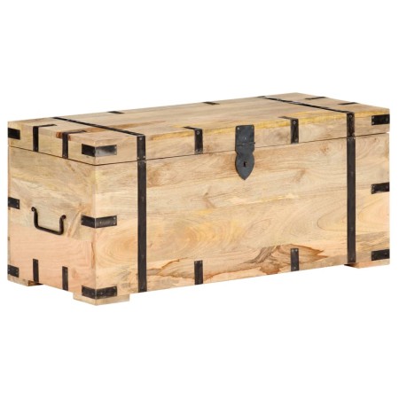 Solid mango wood trunk 90x40x40 cm by vidaXL, Storage trunks - Ref: Foro24-289634, Price: 179,71 €, Discount: %