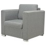 Light gray fabric armchair by vidaXL, Armchairs - Ref: Foro24-243579, Price: 249,99 €, Discount: %