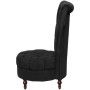 Black fabric high back armchair by vidaXL, Armchairs - Ref: Foro24-243182, Price: 276,28 €, Discount: %