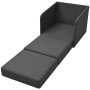 Sillón convertible tela gris oscuro de vidaXL, Sillones - Ref: Foro24-243649, Precio: 212,34 €, Descuento: %