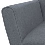 Sillón de acero y tela gris claro de vidaXL, Sillones - Ref: Foro24-245519, Precio: 181,37 €, Descuento: %