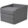 Sillón convertible en cama tela gris claro de vidaXL, Sillones - Ref: Foro24-243648, Precio: 212,60 €, Descuento: %