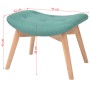 Grüner Stoffsessel mit Fußstützenhocker von vidaXL, Sessel - Ref: Foro24-244665, Preis: 200,42 €, Rabatt: %