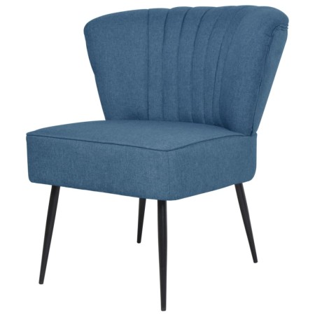 Sillón de cóctel tela azul de vidaXL, Sillones - Ref: Foro24-244098, Precio: 171,01 €, Descuento: %