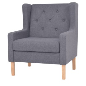 Gray fabric armchair by vidaXL, Armchairs - Ref: Foro24-245452, Price: 201,27 €, Discount: %