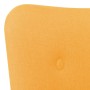 Sillón con taburete reposapiés de tela amarillo de vidaXL, Sillones - Ref: Foro24-244664, Precio: 149,24 €, Descuento: %