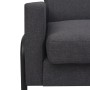 Sillón de acero y tela gris oscuro de vidaXL, Sillones - Ref: Foro24-245523, Precio: 219,83 €, Descuento: %