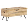 Baúl madera maciza de mango 90x40x45 cm de vidaXL, Baúles de almacenamiento - Ref: Foro24-289635, Precio: 208,99 €, Descuento: %