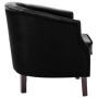 Sillón de terciopelo negro de vidaXL, Sillones - Ref: Foro24-247007, Precio: 202,64 €, Descuento: %