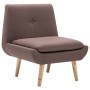 Butaca tapizada de tela marrón de vidaXL, Sillones - Ref: Foro24-246985, Precio: 121,99 €, Descuento: %