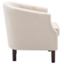 Sillón de tela beige de vidaXL, Sillones - Ref: Foro24-247002, Precio: 183,51 €, Descuento: %