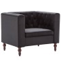 Black velvet armchair by vidaXL, Armchairs - Ref: Foro24-247012, Price: 212,50 €, Discount: %