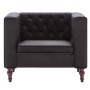 Black velvet armchair by vidaXL, Armchairs - Ref: Foro24-247012, Price: 212,50 €, Discount: %