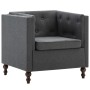 Sillón de tela gris oscuro de vidaXL, Sillones - Ref: Foro24-247161, Precio: 169,99 €, Descuento: %