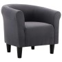 Sillón de tela negro de vidaXL, Sillones - Ref: Foro24-248030, Precio: 170,91 €, Descuento: %