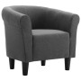 Sillón de tela gris oscuro de vidaXL, Sillones - Ref: Foro24-248028, Precio: 170,22 €, Descuento: %