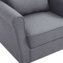 Sillón de tela gris oscuro de vidaXL, Sillones - Ref: Foro24-248616, Precio: 271,75 €, Descuento: %