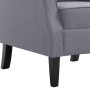 Sillón de tela gris oscuro de vidaXL, Sillones - Ref: Foro24-248616, Precio: 271,75 €, Descuento: %