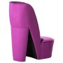 Sillón con forma de zapato de tacón terciopelo morado de vidaXL, Sillones - Ref: Foro24-248645, Precio: 173,97 €, Descuento: %