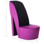 Sillón con forma de zapato de tacón terciopelo morado de vidaXL, Sillones - Ref: Foro24-248645, Precio: 173,97 €, Descuento: %