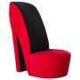 Armchair in the shape of a red velvet high heel shoe by vidaXL, Armchairs - Ref: Foro24-248644, Price: 173,97 €, Discount: %