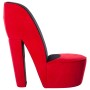 Armchair in the shape of a red velvet high heel shoe by vidaXL, Armchairs - Ref: Foro24-248644, Price: 173,97 €, Discount: %