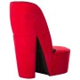 Armchair in the shape of a red velvet high heel shoe by vidaXL, Armchairs - Ref: Foro24-248644, Price: 173,97 €, Discount: %