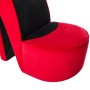 Armchair in the shape of a red velvet high heel shoe by vidaXL, Armchairs - Ref: Foro24-248644, Price: 173,97 €, Discount: %