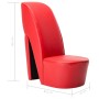 Sillón con forma de zapato de tacón cuero sintético rojo de vidaXL, Sillones - Ref: Foro24-248646, Precio: 169,84 €, Descuent...