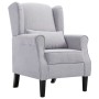 Light gray fabric armchair by vidaXL, Armchairs - Ref: Foro24-248615, Price: 250,99 €, Discount: %