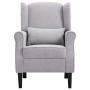 Light gray fabric armchair by vidaXL, Armchairs - Ref: Foro24-248615, Price: 250,99 €, Discount: %