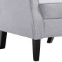 Sillón de tela gris claro de vidaXL, Sillones - Ref: Foro24-248615, Precio: 271,75 €, Descuento: %