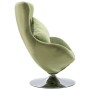 Sillón egg giratorio con cojín terciopelo verde de vidaXL, Sillones - Ref: Foro24-248467, Precio: 226,57 €, Descuento: %