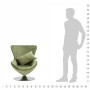 Sillón egg giratorio con cojín terciopelo verde de vidaXL, Sillones - Ref: Foro24-248467, Precio: 226,57 €, Descuento: %