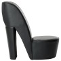 Black synthetic leather high-heeled shoe-shaped armchair by vidaXL, Armchairs - Ref: Foro24-248647, Price: 171,52 €, Discount: %