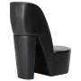 Sillón con forma de zapato de tacón cuero sintético negro de vidaXL, Sillones - Ref: Foro24-248647, Precio: 171,52 €, Descuen...