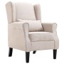 Beige fabric armchair by vidaXL, Armchairs - Ref: Foro24-248614, Price: 275,13 €, Discount: %