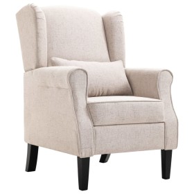 Beige fabric armchair by vidaXL, Armchairs - Ref: Foro24-248614, Price: 275,13 €, Discount: %