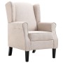 Beige fabric armchair by vidaXL, Armchairs - Ref: Foro24-248614, Price: 275,13 €, Discount: %