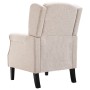 Beige fabric armchair by vidaXL, Armchairs - Ref: Foro24-248614, Price: 275,13 €, Discount: %