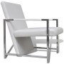 Armchairs 2 units chrome structure white synthetic leather by vidaXL, Armchairs - Ref: Foro24-270180, Price: 227,14 €, Discou...